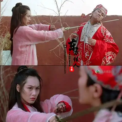 周星驰大话西游 经典情侣古装 至尊宝 朱茵 紫霞仙子 侠女装