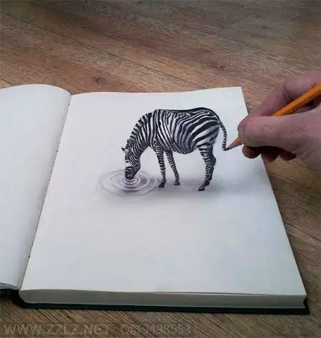 3d三维立体铅笔绘画