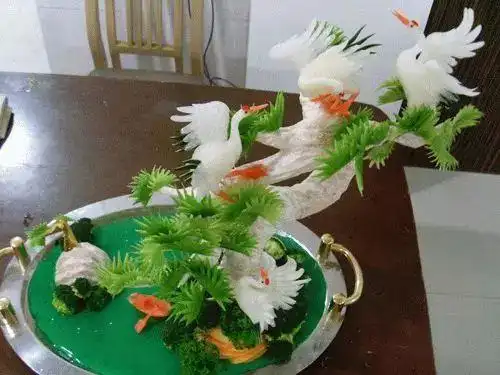 龙凤呈祥富贵花开水果篮凤舞牡丹鲤鱼跳龙门虾趣如此工艺,太佩服了!