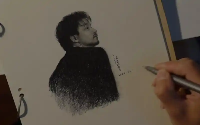 张国荣素描小头像