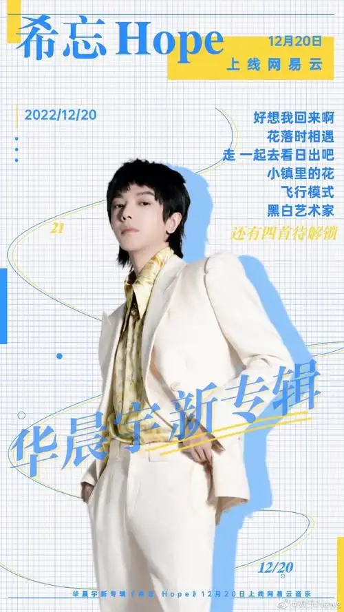 华晨宇新专辑希忘hope预告片