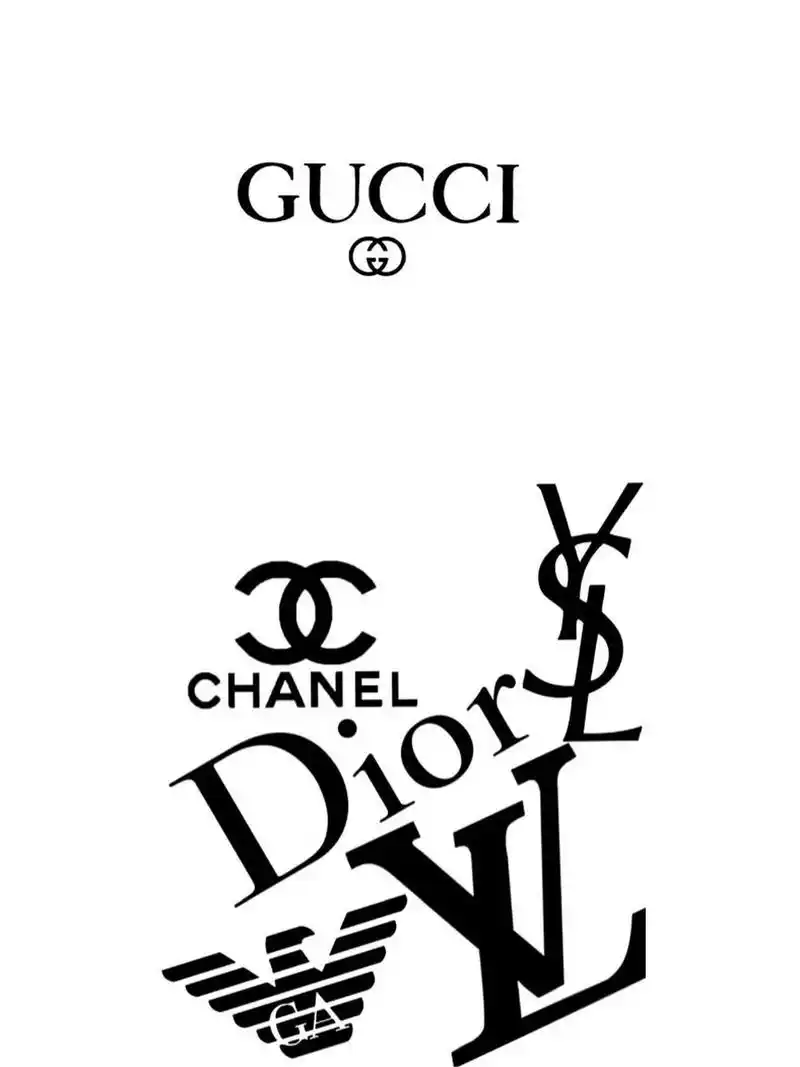 奢饰品品牌logo大集合壁纸6015 lv 香奈儿 ysl 迪奥 阿玛尼 古驰