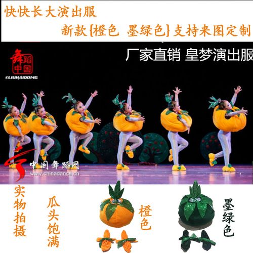 小荷风采快快长大演出服六一儿童舞蹈服幼儿园男女童水果舞蹈服装