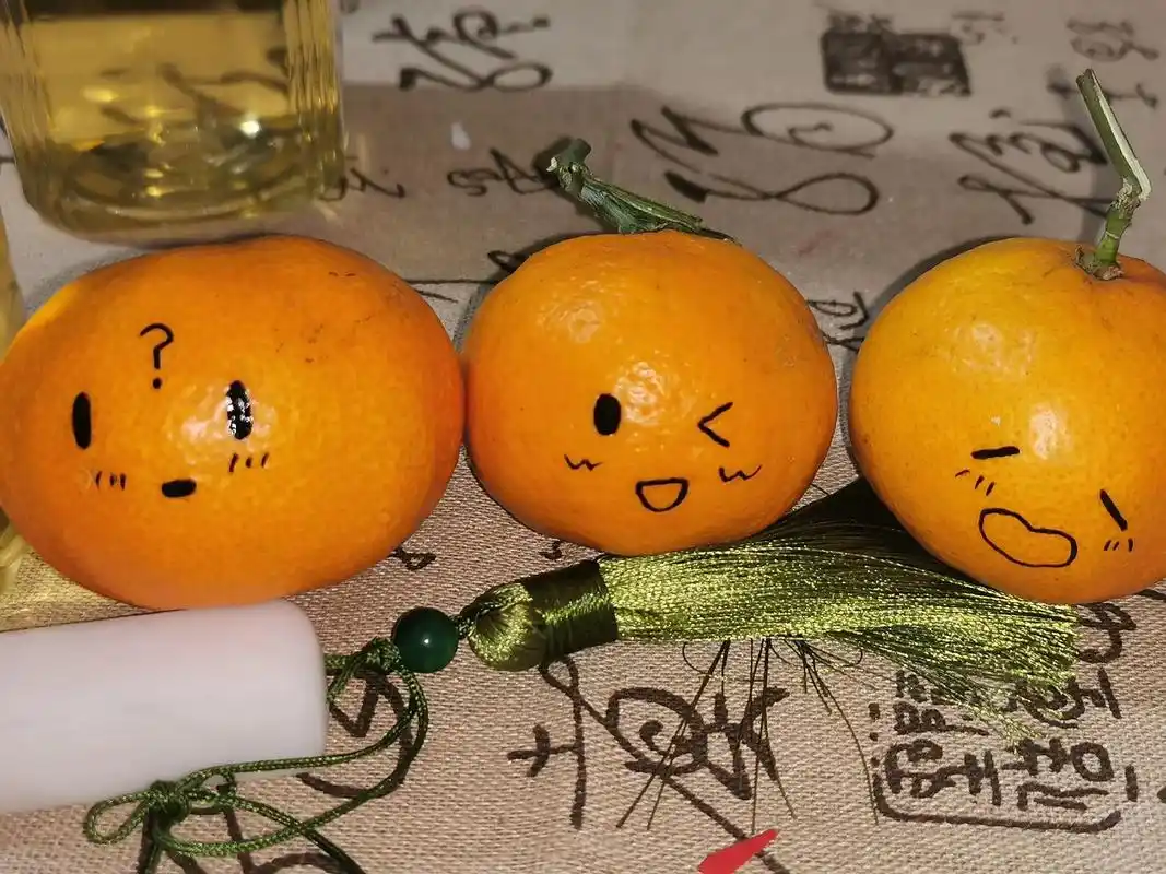 长了表情的橘子好q