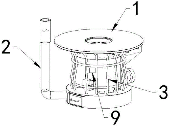 一种液压式自动排渣回风炉的制作方法