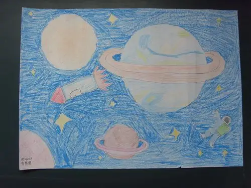 初一美术社团绘画作品学年度汇报展辅导老师刘中伟