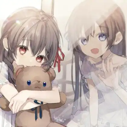 动漫闺头二人,高清好看的动漫姐妹头像一左一右图片_闺蜜姐妹女生头像