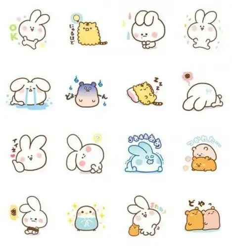 简笔画小琢手绘手绘教程手帐简笔画小兔子简笔画可爱的小兔子就画好了