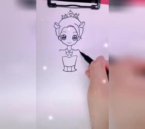 亲子早教美术视频之卡通星座《金星天秤公主》启蒙绘画视频