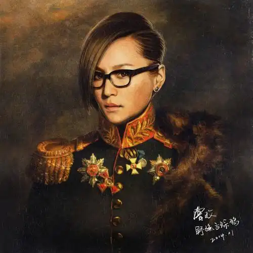 我是歌手第二季手绘版油画海报