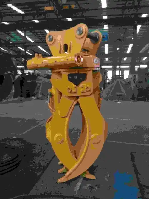 挖掘机液压旋转夹木器 制作夹木器 抱木机 抓取方便 装卸快