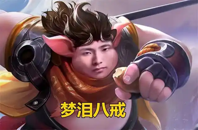 王者:网友把梦泪的脸换到英雄身上,猪八戒好似"哑光版"猪刚鬣