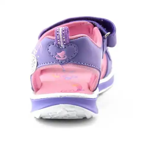 帮登童鞋2013年最新款小童女鞋时尚沙滩凉鞋bg603329 紫色 28