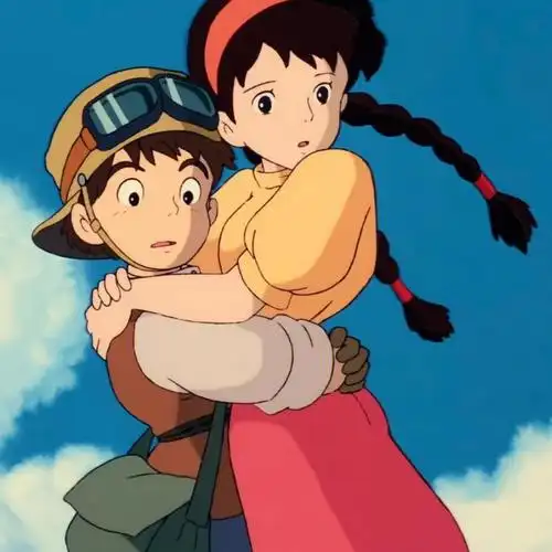 动漫分享  #日本动漫  #天空之城  #情侣头像  #宫崎骏