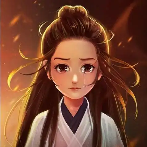 致敬《大话西游》q版紫霞至尊宝插画不一样的情侣头像和壁纸