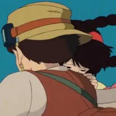 天空之城情侣头像高清宫崎骏天空之城动漫情头图片