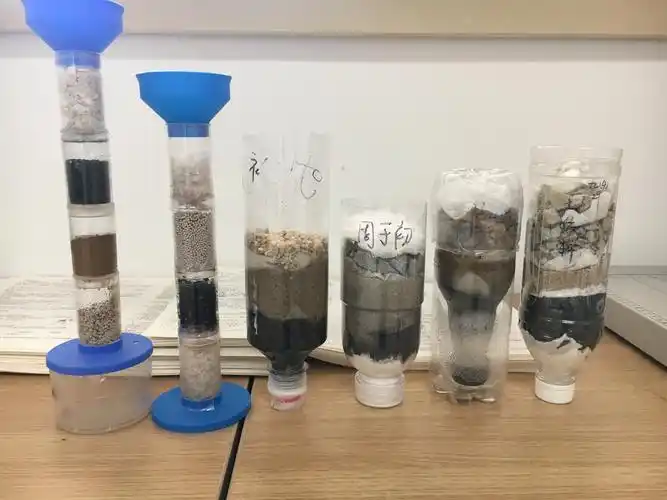 提升学科素养倡导绿色环保记星汇学校初三化学组自制简易净水器展评