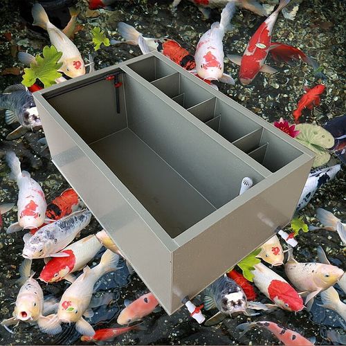 贝拉缘大型锦鲤鱼池过滤循环养鱼箱观赏鱼缸酒店海鲜池pp塑料支持订制