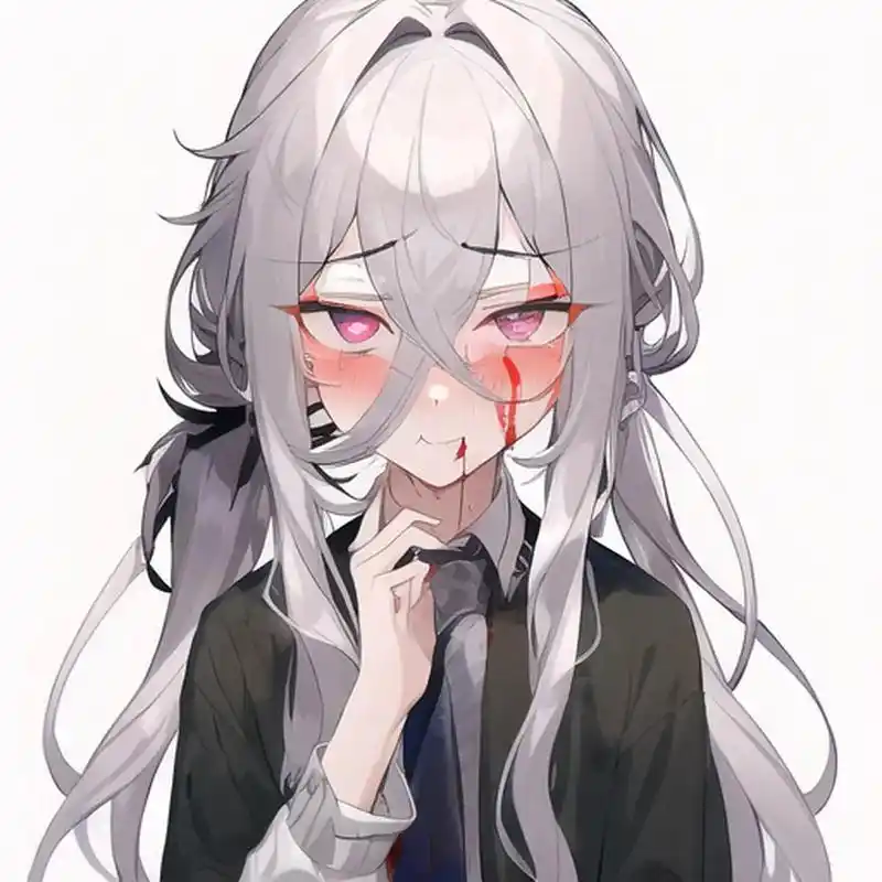 白毛 #二次元 #热门推荐 #白毛  - 抖音