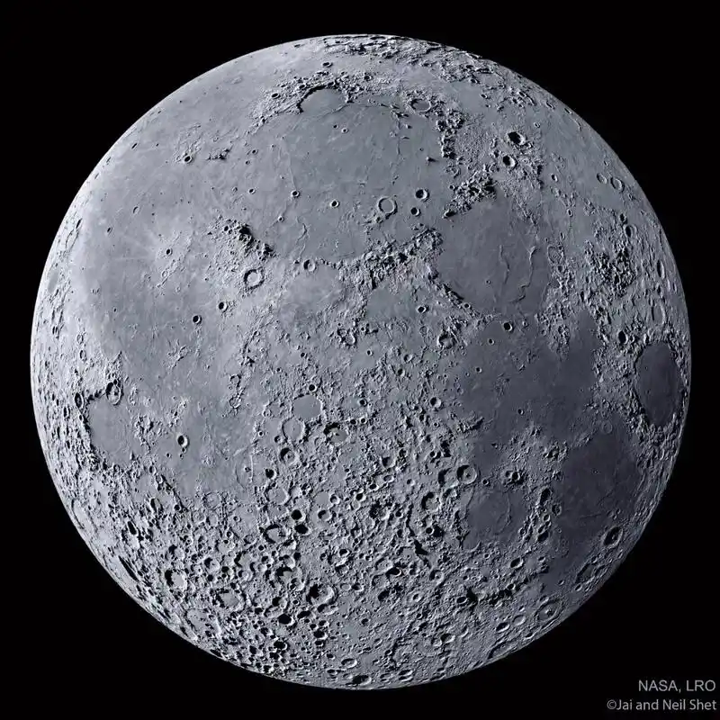 极限终结者月球丨超高清月亮图片 这张月亮照片有什么不同?