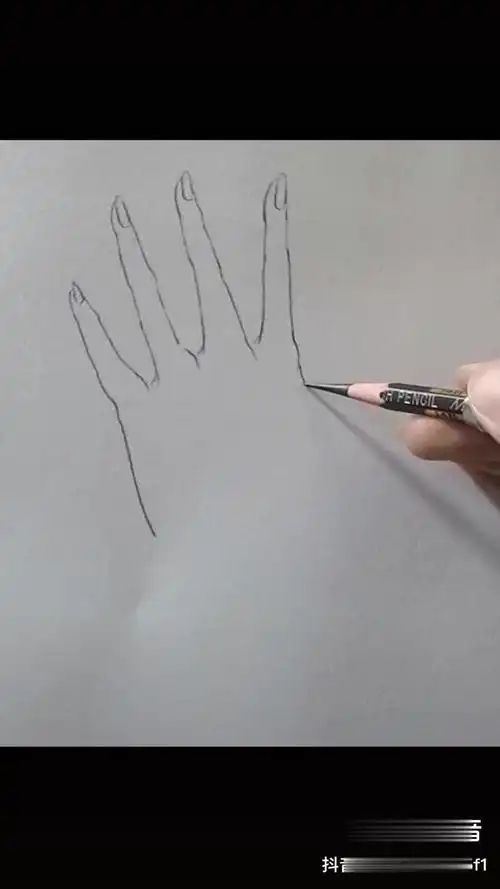 手背画法,简单易学素描 画画 画手 手绘 dou 小助手-教育视频-搜狐