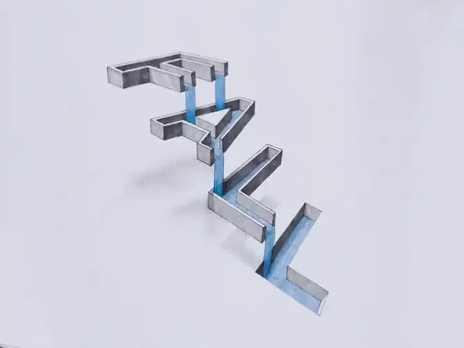 逼真立体3d字体设计:仿佛可以触摸到