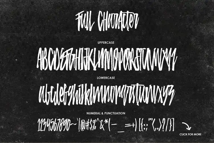 90年代手写粗犷笔刷字体 minority extras script