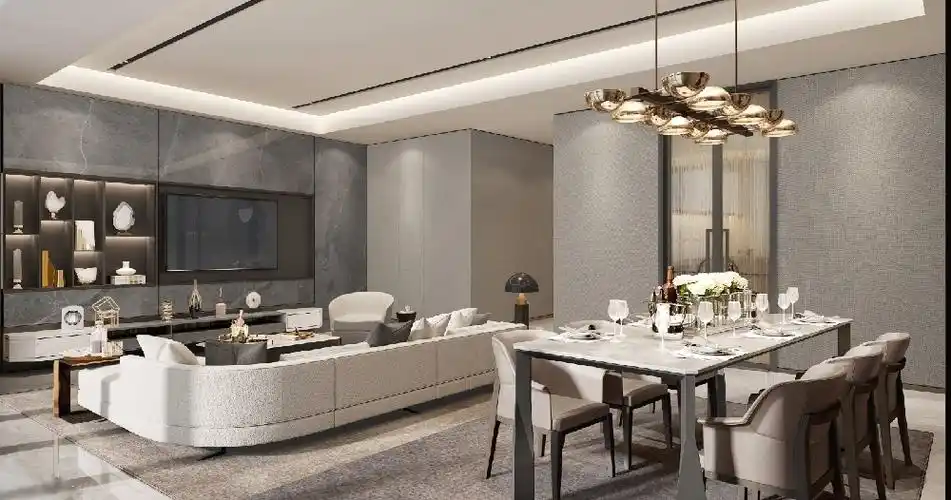 现代摩登风格厨房现代简约餐厅设计图片赏析