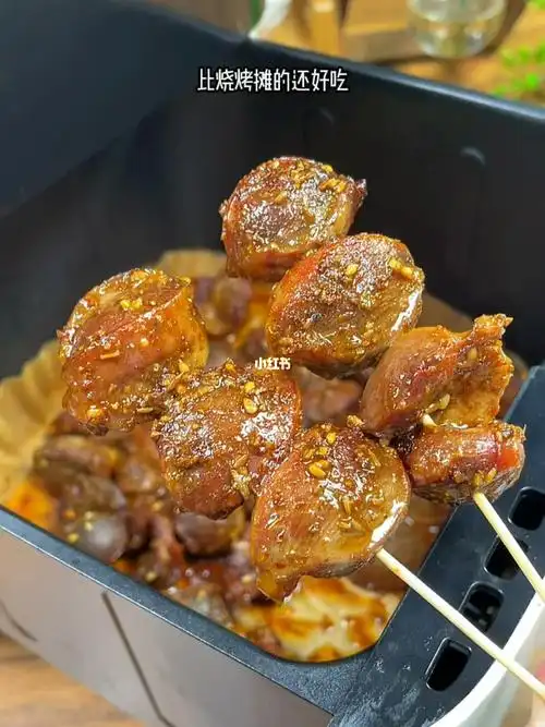在家也能做烧烤鸡胗,不用油炸,比烧烤摊的还好吃,做法还简单#烧烤