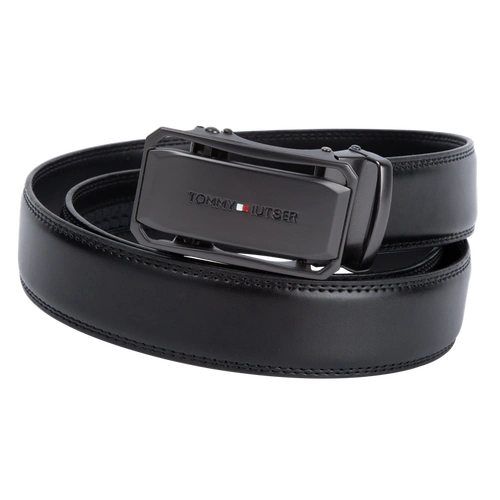 裤带奢侈品潮年轻人ck2汤米tommy皮带男真皮自动扣纯牛皮腰带男士