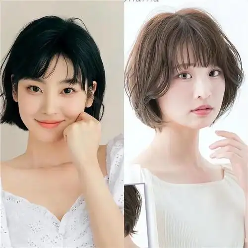 今年流行的"酒窝发"减龄洋气,圆脸,方脸都合适|短发|脸型|卷发|发型