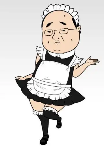 胖大叔简笔画中年大叔头像简笔画教程卡通可爱中年胖大叔叔叔简笔画