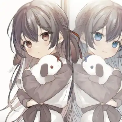 动漫闺头二人,高清好看的动漫姐妹头像一左一右图片_闺蜜姐妹女生头像