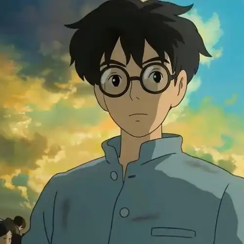 宫崎骏治愈系列  #宫崎骏与吉卜力的世界  #起风了 #头像  #动漫