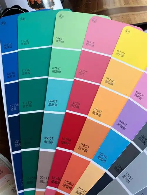 色卡涂料升级版装修270色室内外内外墙油漆色卡