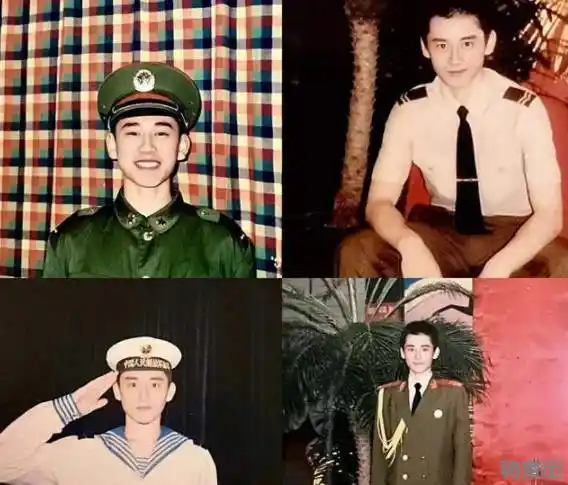 最近,小编在微博上翻到了钱枫年轻时候当兵的照片.