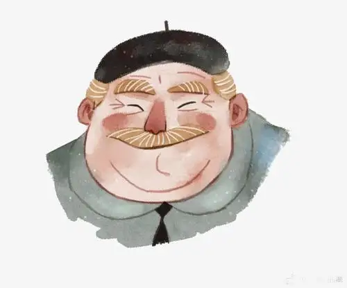 关键词 : 人物,老爷爷,可爱,圆脸,水彩,卡通,手绘,装饰