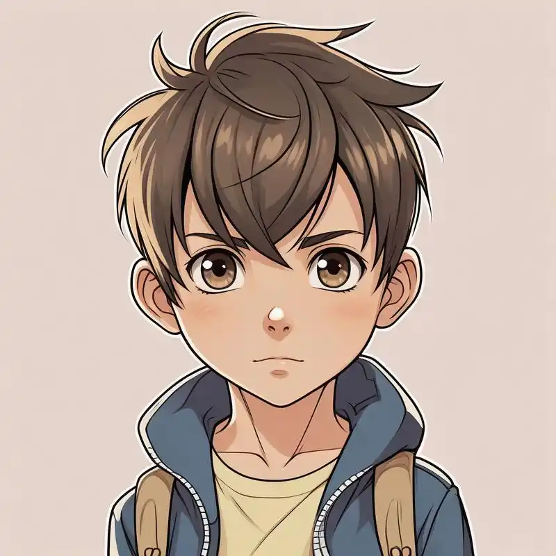 超级呆萌的q版男生头像,每一个都让人忍不住想捏一捏那可爱的小脸蛋呢