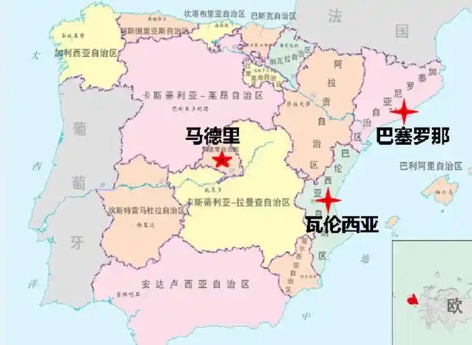 ▼信仰:天主教官方语言:西班牙语首都:马德里经济中心:巴塞罗那人口