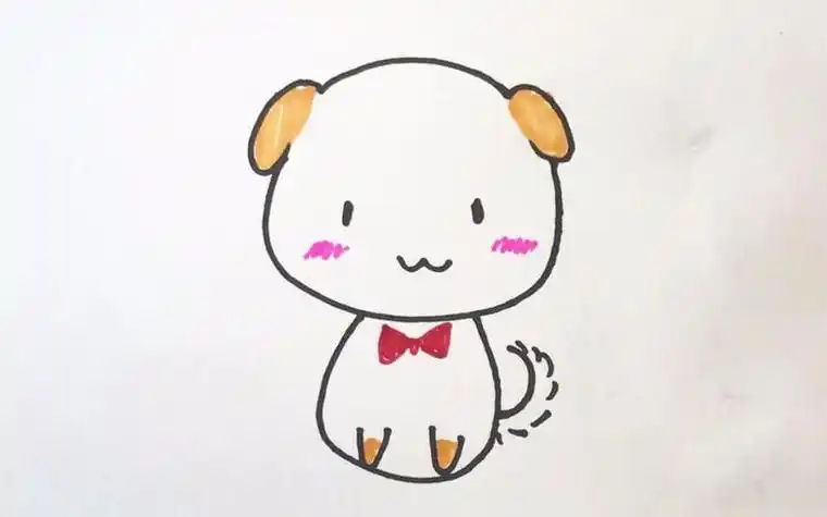 收藏吧儿童简笔画小狗简笔画图片大全卡通可爱小狗简笔画图片关键词