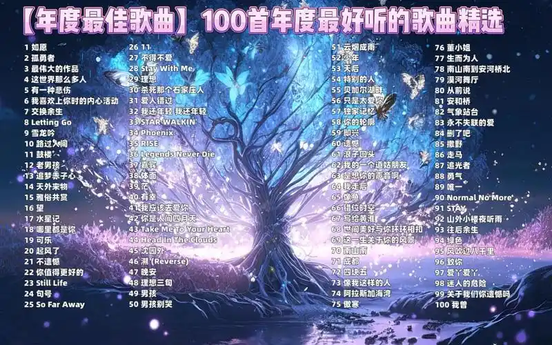 【超好听的100首歌曲合集】2023流行音乐(可独播)可选集播放带歌词