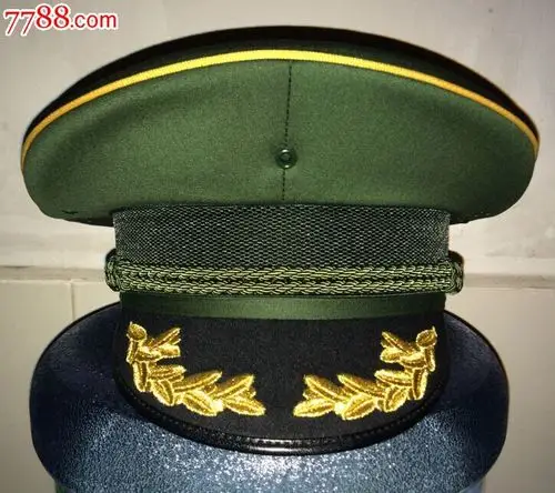 退役武井橄榄绿大檐帽大盖帽军官常服礼服士兵3个一起拍