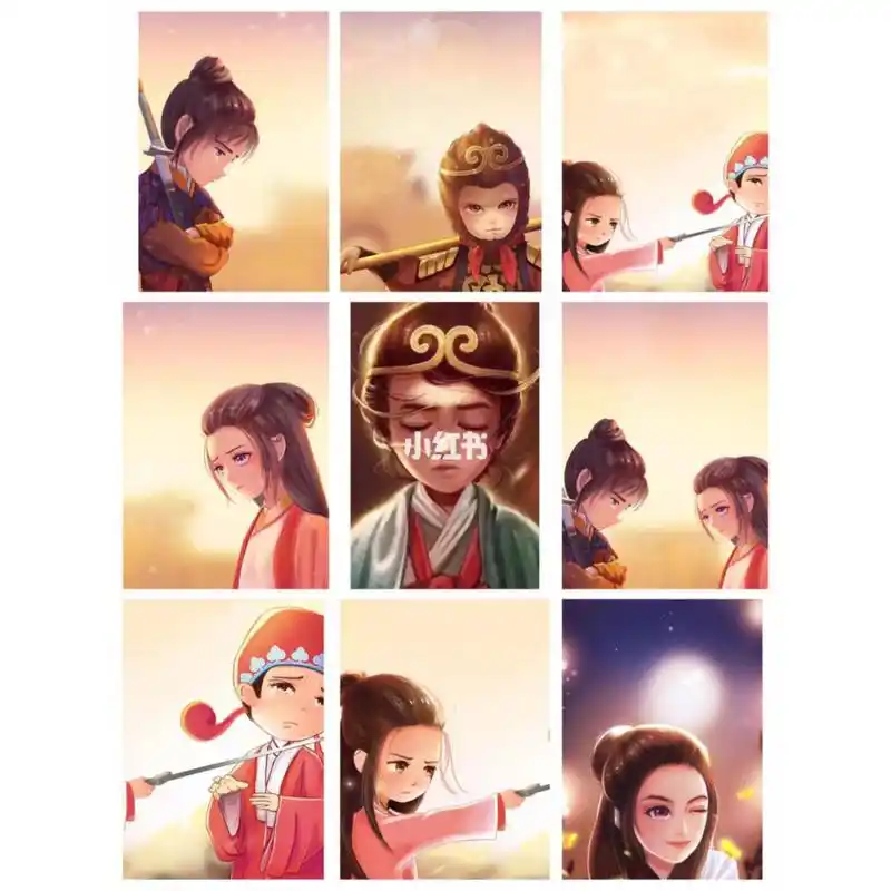 小仙女们今天分享爱你一万年 95q版紫霞仙子与至尊宝情侣头像&情侣