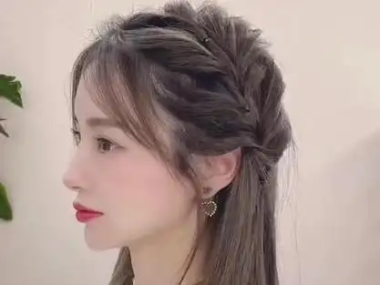 中长发必备编发 减龄少女显发量编发#编发教程 #扎发教程 #美出高级感