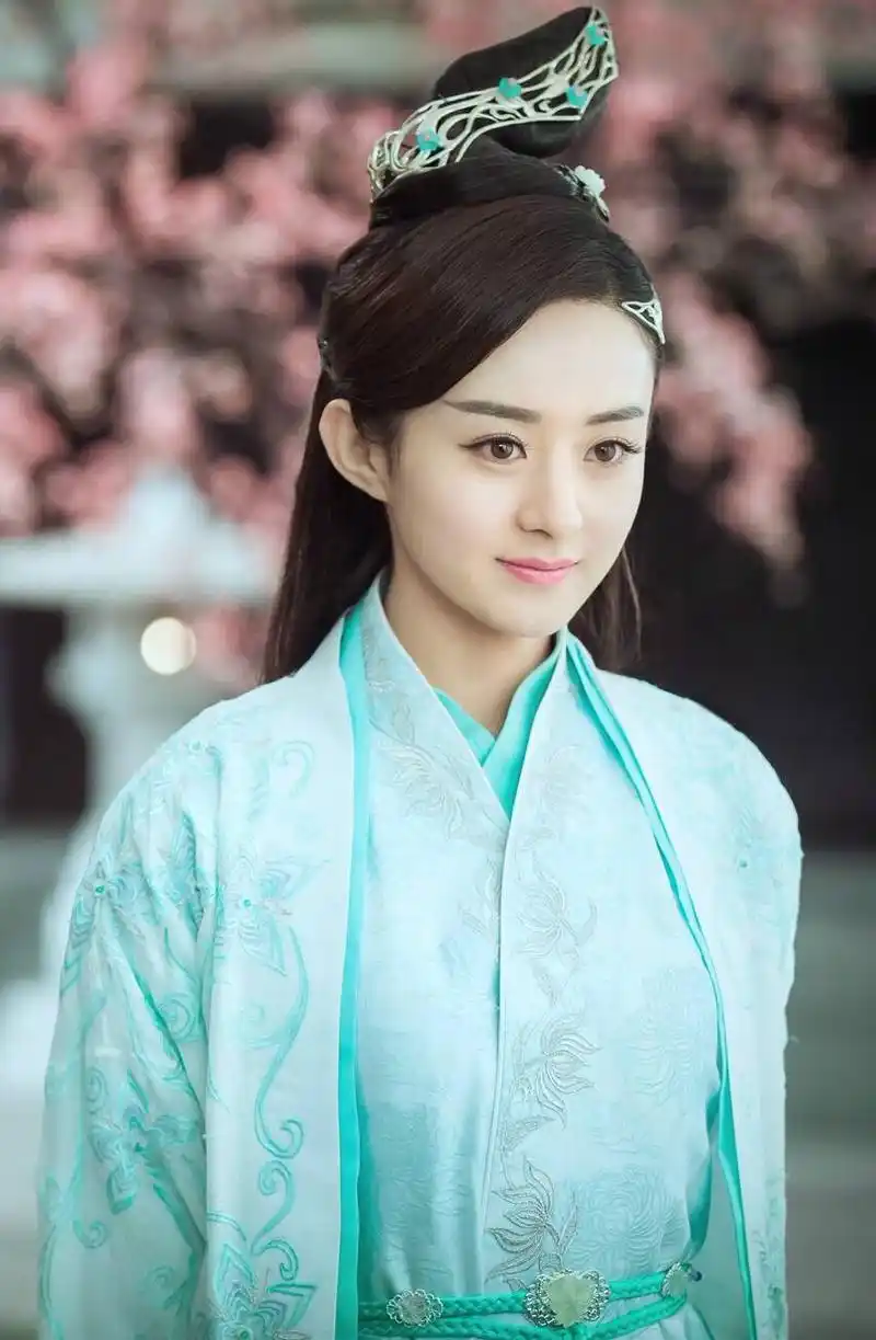 赵丽颖,碧瑶,诛仙青云志, 水绿身影,笑容明媚的碧瑶,配上如此美名