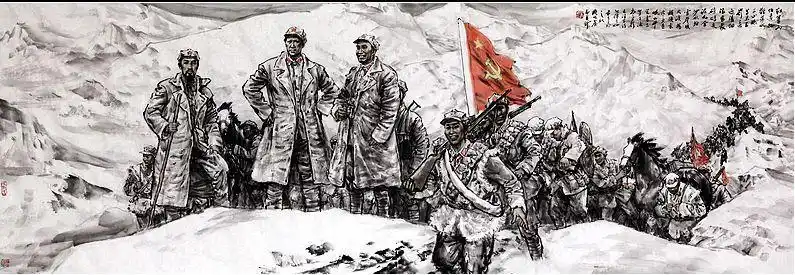 爬雪山,过草地,今天已成为人们体验长征精神的重要方式.