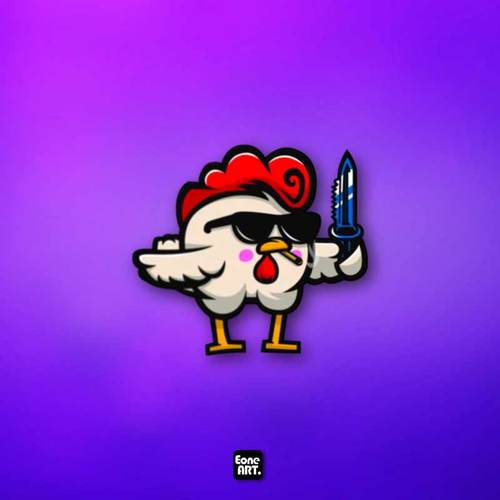 eone反光车贴反恐精英csgo抽烟小鸡匕首墨镜装饰贴室内外防水贴纸