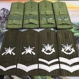 老式99式陆军士官军衔硬肩章老款肩衔兵迷收藏退伍军人纪念品