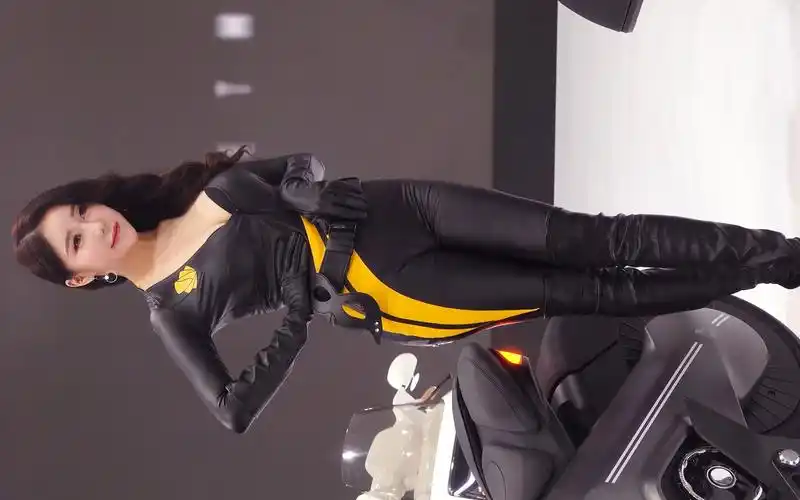 闵彩允 韩国首尔车展机车模特 (racing model min chae yun) 4k 超清