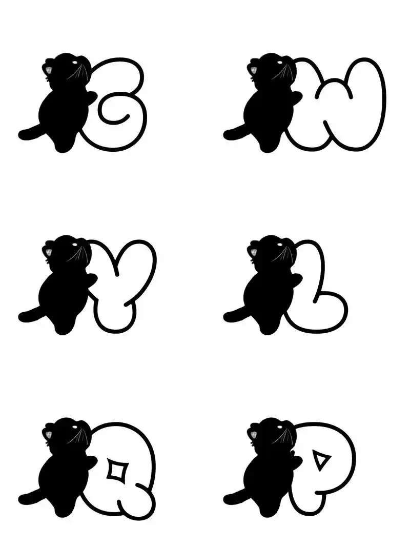 超好看的英文字母头像.视频左下角链接娶图#专属姓氏头像 #姓